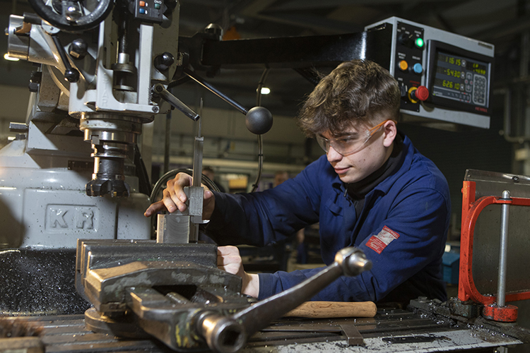 engineering student working engineering student working